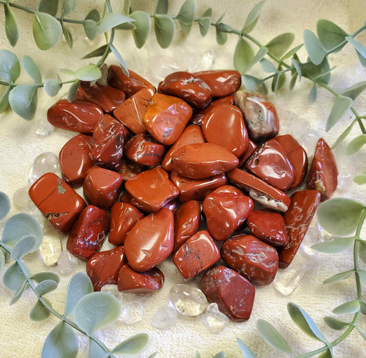 Red Jasper Tumbles 1"+ (0054)