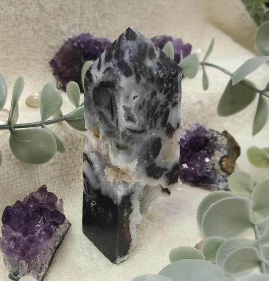 3.4" Sphalerite Druzy Tower (0159)