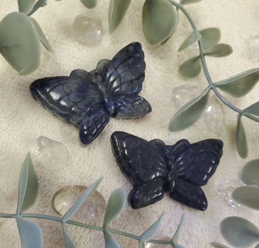 Sodalite Butterfly 48mm (0173)