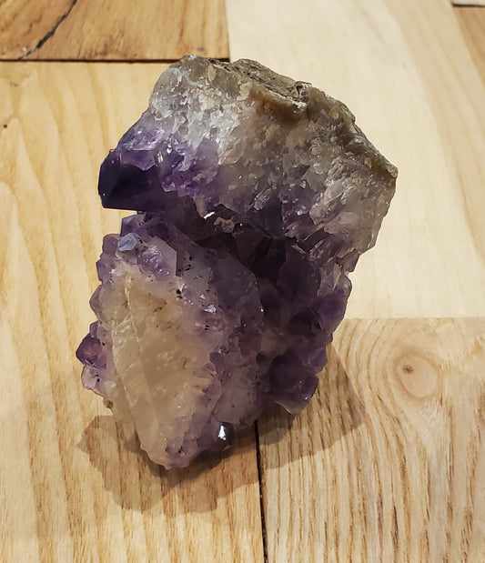 250g Large Amethyst Cluster 3.25" (0178)